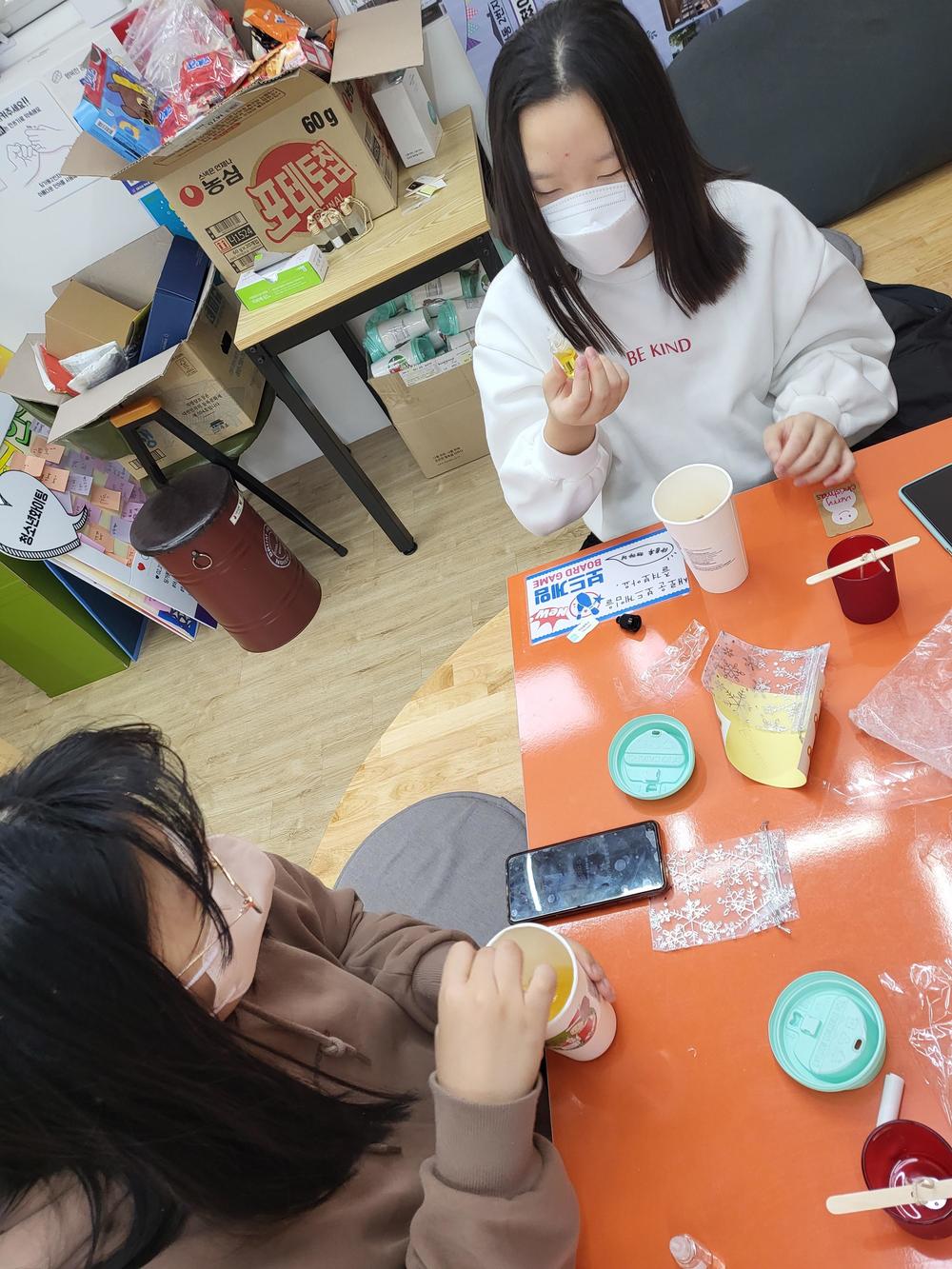 크리스마스소이캔들만들기
